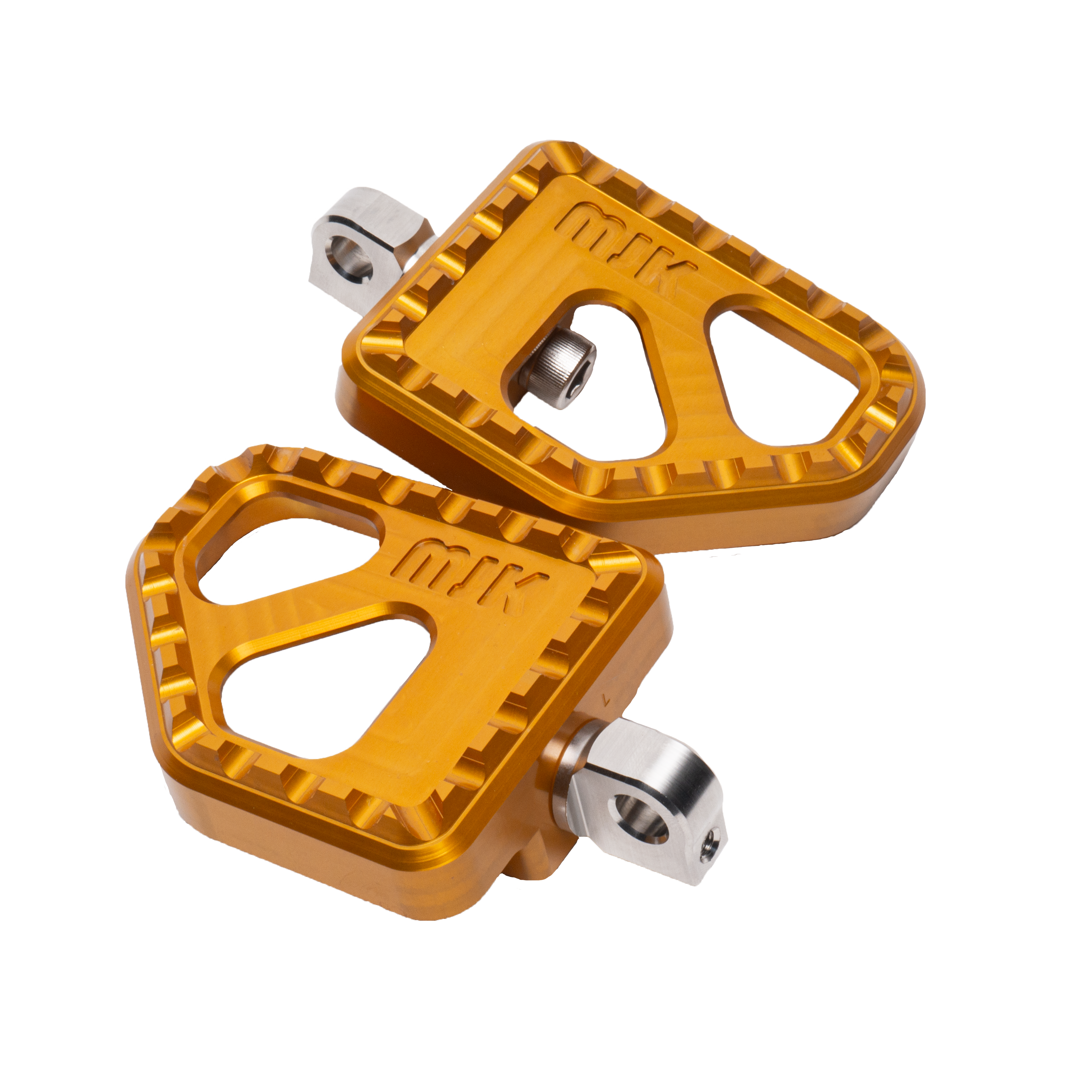 Gold sales bike pegs